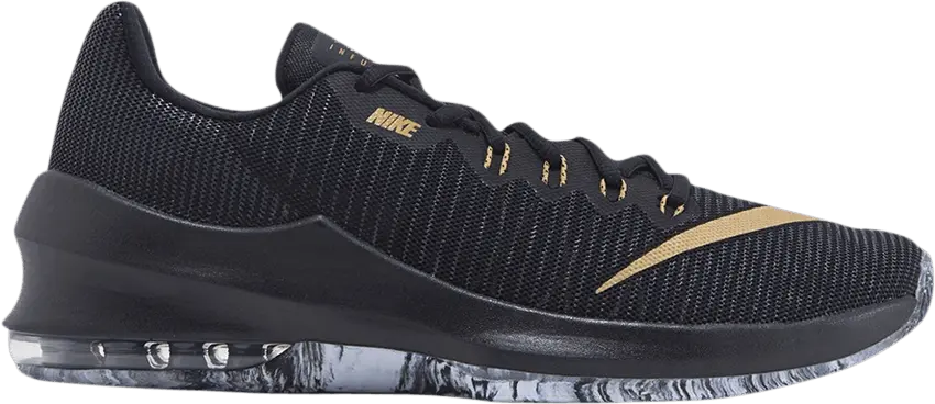  Nike Air Max Infuriate 2 Low &#039;Black Metallic Gold&#039;
