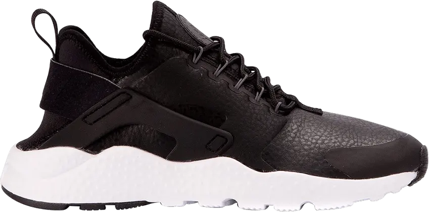  Nike Air Huarache Run Ultra Prm Black Dark Grey-White (W)