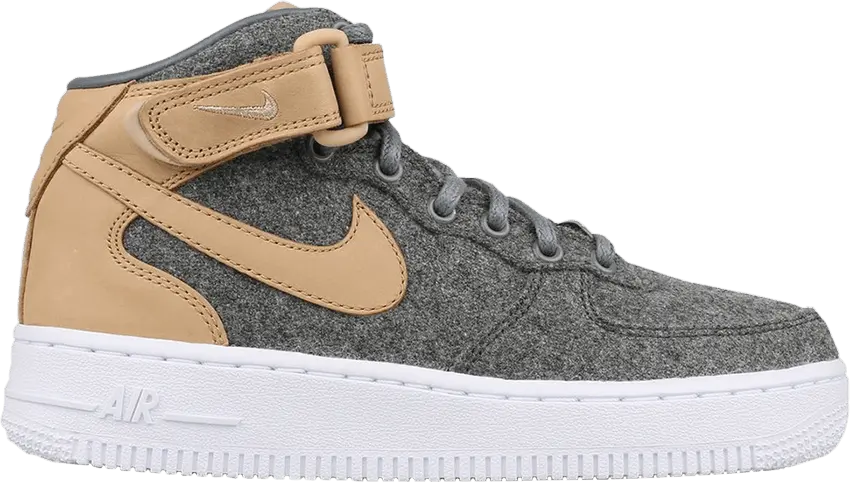 Nike Wmns Air Force 1 07 Mid Leather Premium &#039;Cool Grey&#039;