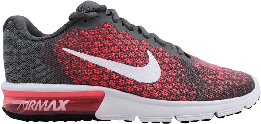  Nike Wmns Air Max Sequent 2 &#039;Grey Hot Punch&#039;