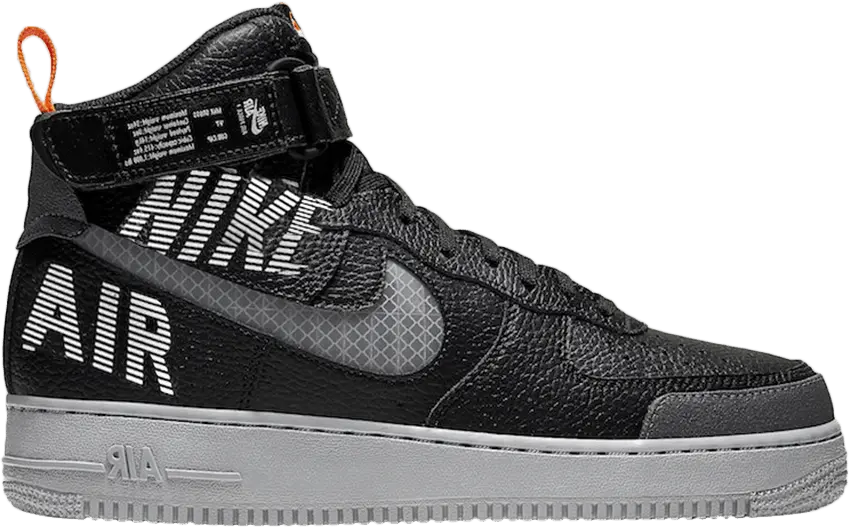  Nike Air Force 1 High Under Construction Black
