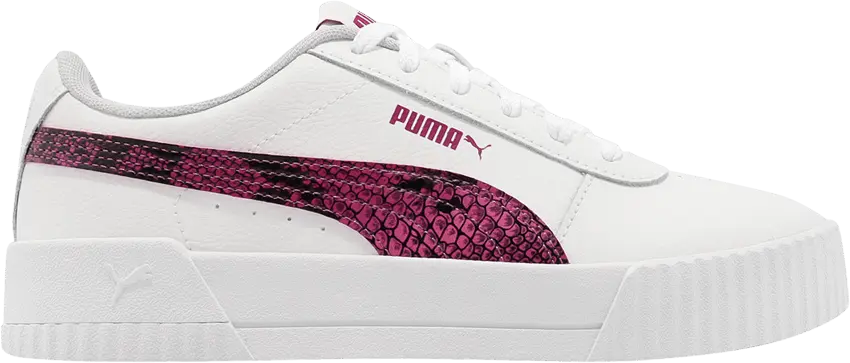  Puma Wmns Carina Leather FS &#039;Snakeskin - Persian Red&#039;