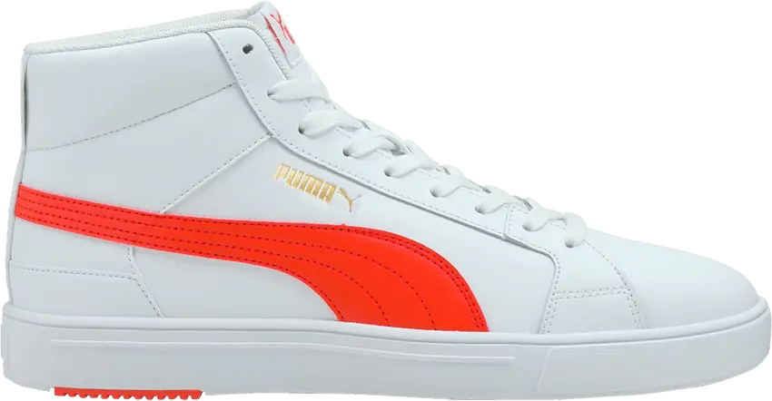 Puma Serve Pro Lite Mid &#039;White High Risk Red&#039;