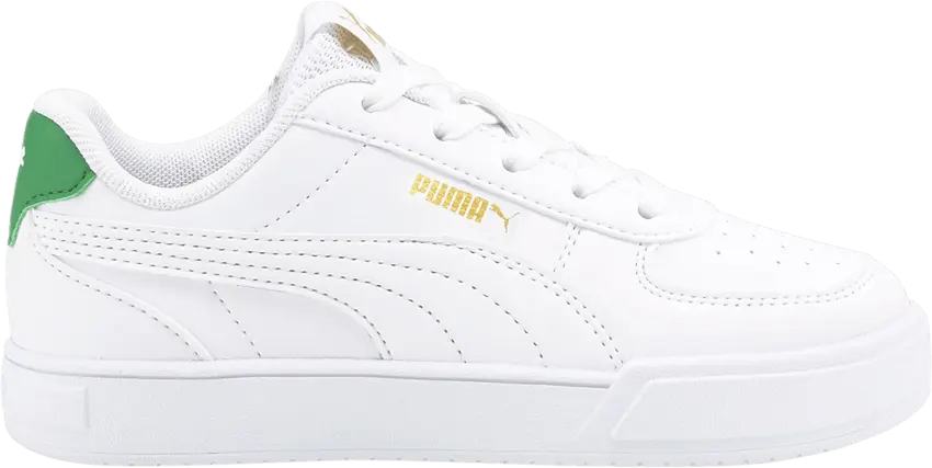 Puma Caven Little Kid &#039;White Green&#039;