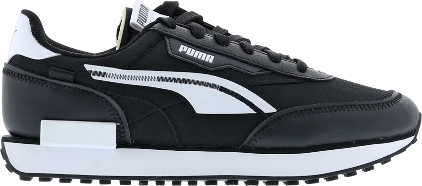  Puma Future Rider Twofold Black White (GS)