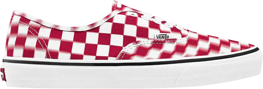  Vans Authentic &#039;Blur Check - White Red&#039;