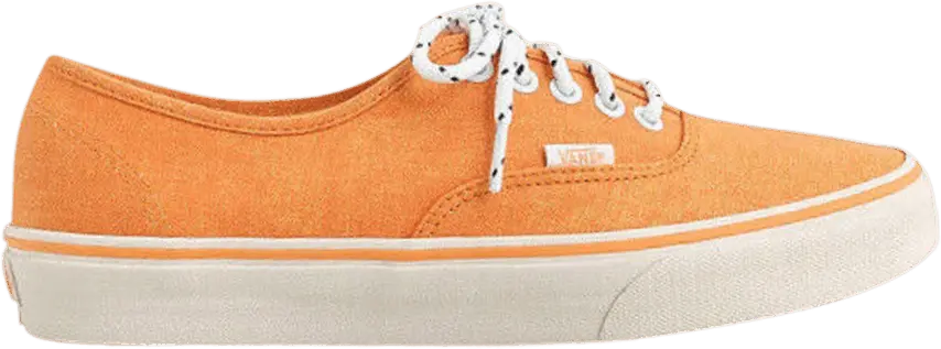  Vans J.Crew x Authentic &#039;Washed - Bright Orange&#039;