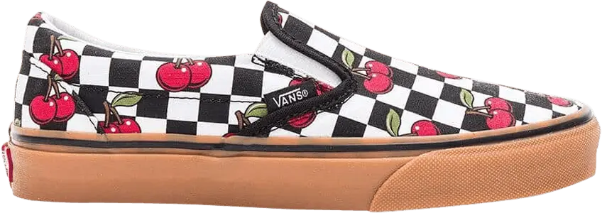  Vans Classic Slip-On &#039;Cherry Checker&#039;