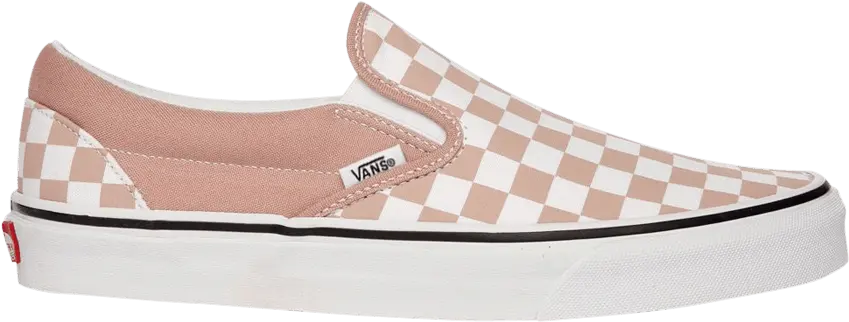  Vans Classic Slip-On &#039;Checkerboard - Mahogany Rose&#039;