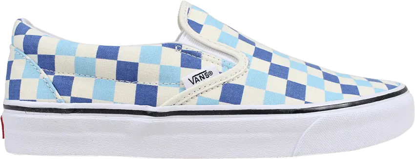  Vans Slip-On Checkerboard Blue Topaz