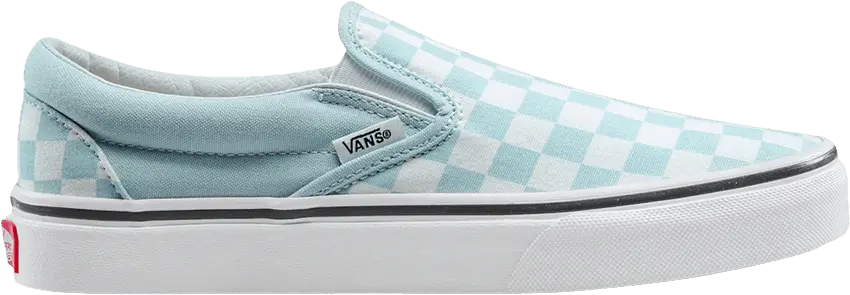  Vans Classic Slip-On &#039;Baby Blue Checkerboard&#039;