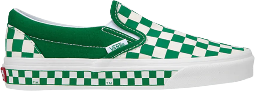  Vans Classic Slip-On &#039;Nextor Checkerboard - Jolly Green&#039;