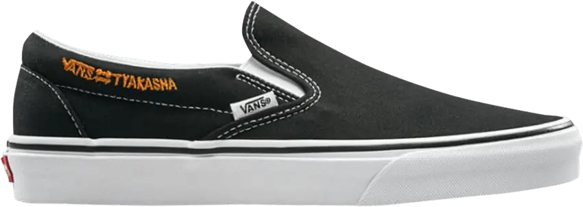  Vans Tyakasha x Classic Slip-On &#039;Black&#039;