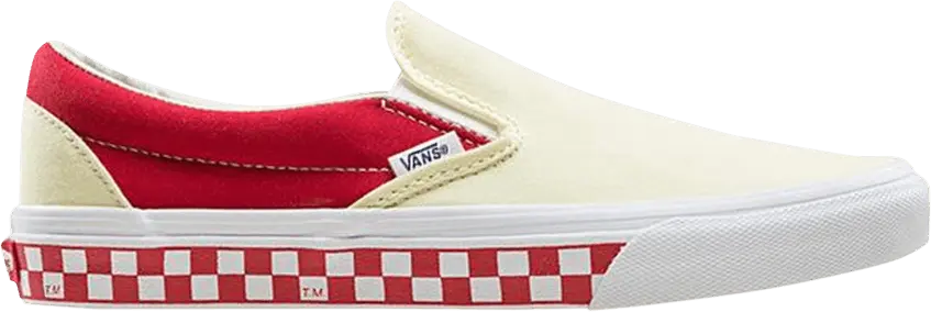  Vans Classic Slip-On &#039;Checker - Racing Red&#039;