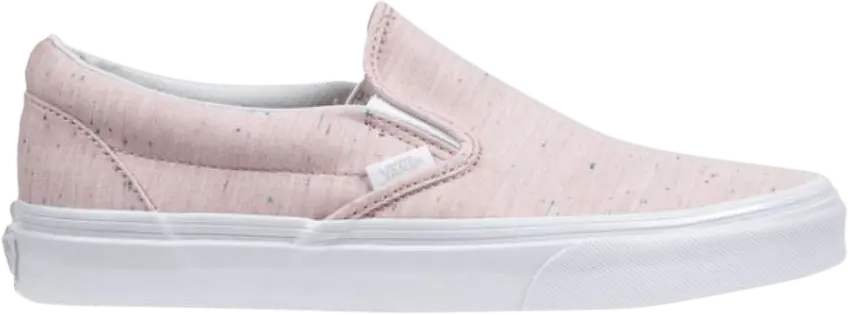  Vans Classic Slip-On &#039;Speckle Jersey - Pink&#039;