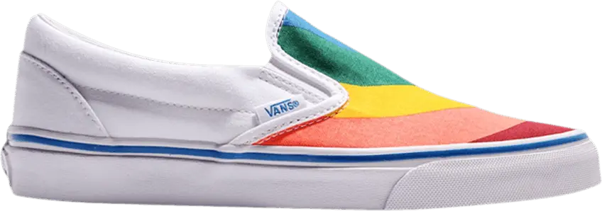  Vans Classic Slip-On &#039;Rainbow&#039;