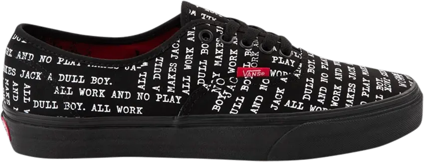  Vans House of Terror x Authentic &#039;The Shining&#039;