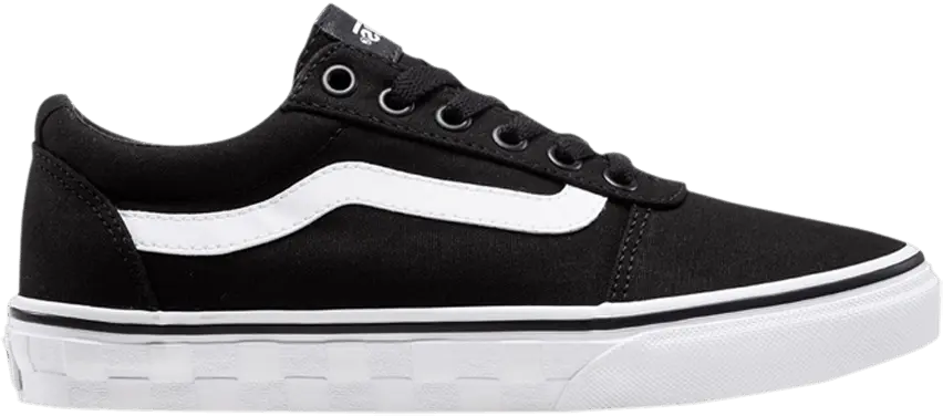  Vans Wmns Ward Deluxe &#039;Checker Emboss Tape - Black&#039;