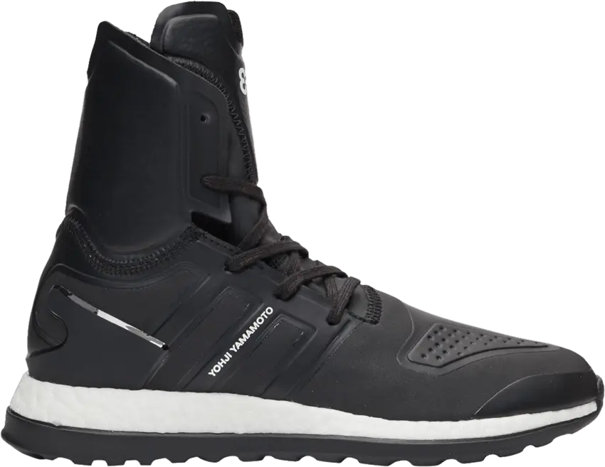  Adidas Y-3 PureBoost ZG High &#039;Core Black&#039;