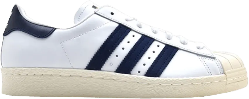  Adidas Superstar 80s AC &#039;White Collegiate Navy&#039;