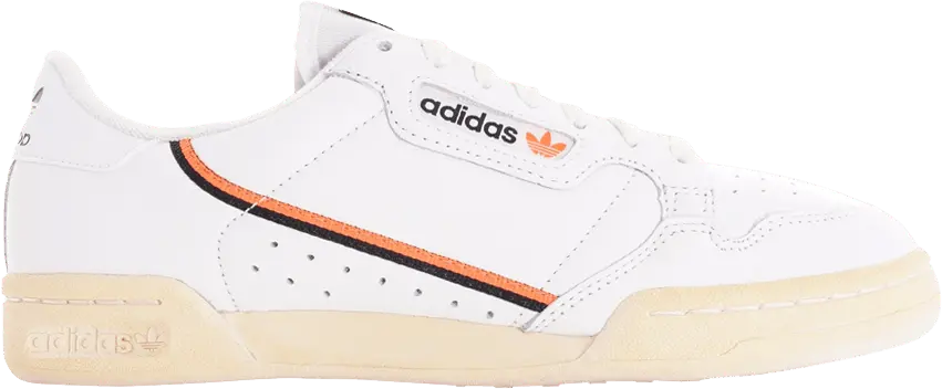  Adidas Continental 80 &#039;White Solar Orange&#039;