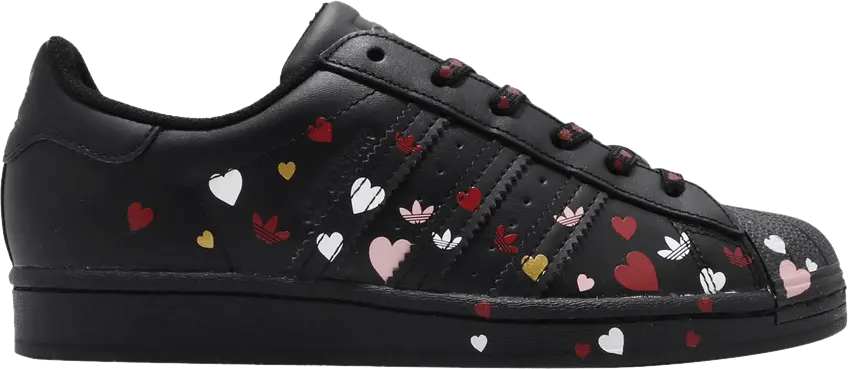  Adidas adidas Superstar Valentine&#039;s Day Black (W)
