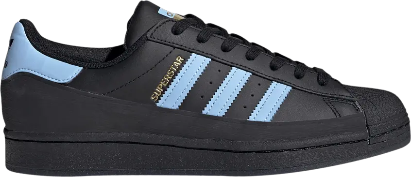  Adidas Superstar MG &#039;Black Glow Blue&#039;
