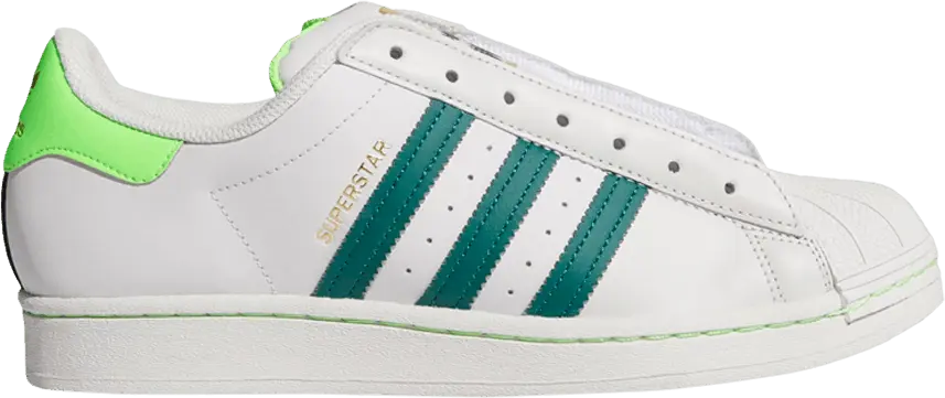  Adidas Superstar Laceless &#039;Grey Collegiate Green&#039;
