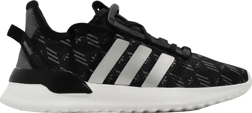  Adidas U_Path Run J &#039;Black Matte Silver&#039;
