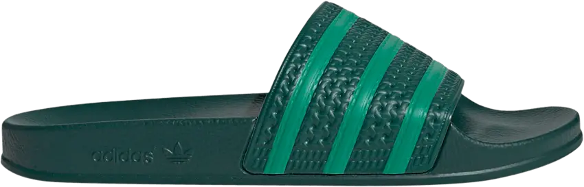  Adidas Adilette Slides &#039;Dark Green&#039;