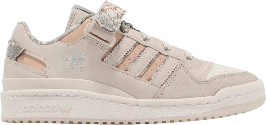  Adidas Wmns Forum Low &#039;Halo Blush Plaid&#039;