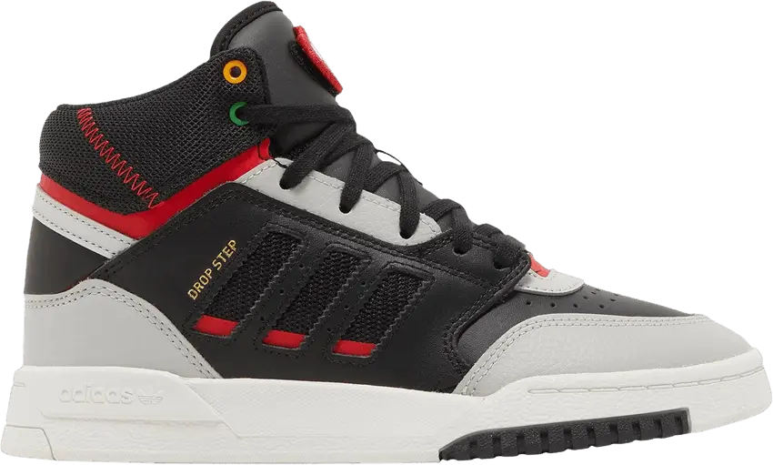  Adidas Drop Step C &#039;Black Vivid Red&#039;