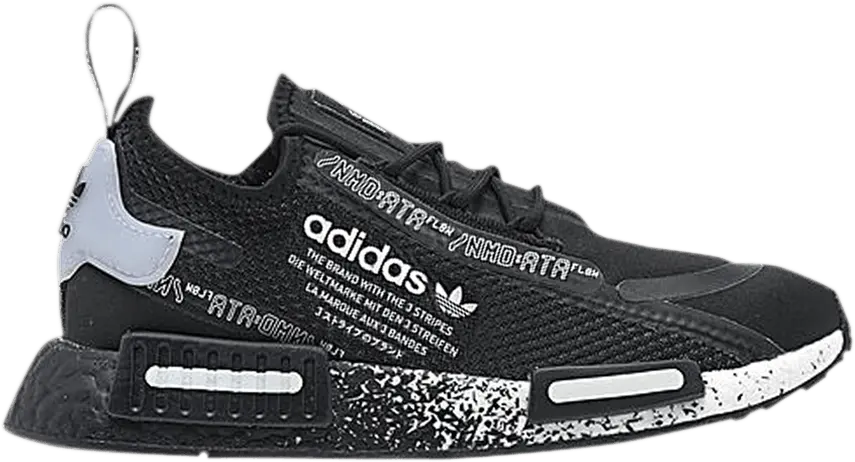  Adidas NMD_R1 Spectoo J &#039;Black White&#039;