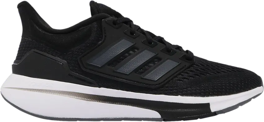  Adidas Wmns EQ21 Run &#039;Black White&#039;
