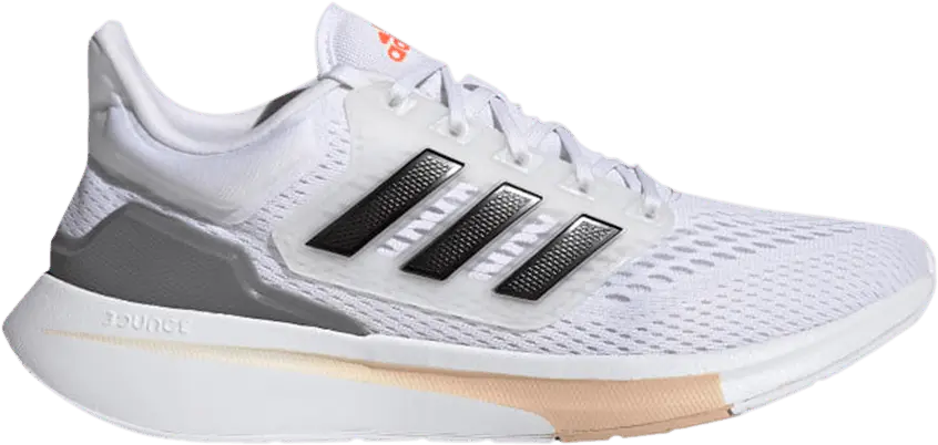  Adidas Wmns EQ21 Run &#039;White Iron Metallic&#039;
