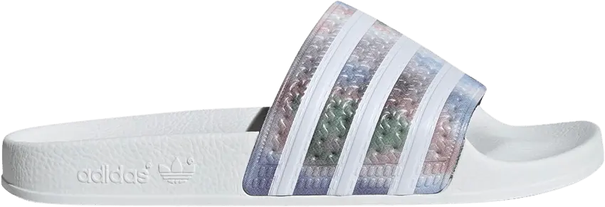  Adidas Wmns Adilette Slide &#039;Halo Mint Tie Dye&#039;
