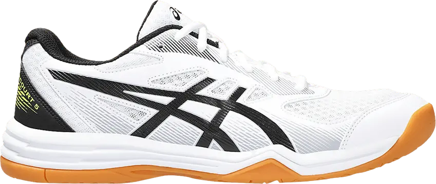  Asics Upcourt 5 &#039;White Black Yellow&#039;