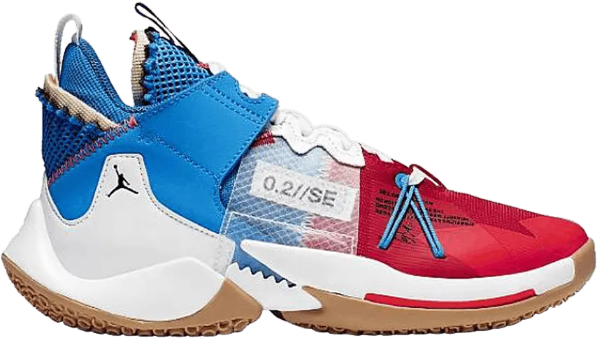  Jordan Why Not Zer0.2 SE GS &#039;Racer Blue Red Gum&#039;