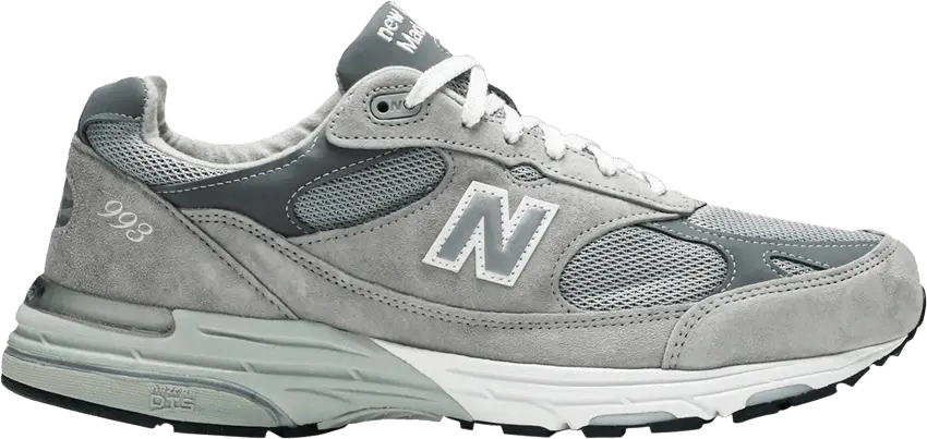  New Balance 993 Made in USA 4E Wide &#039;Grey White&#039;