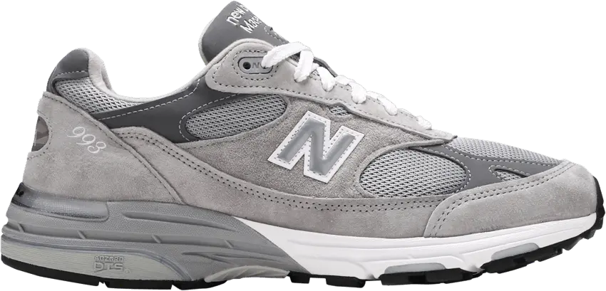  New Balance 993 Made in USA 2E Wide &#039;Grey White&#039;