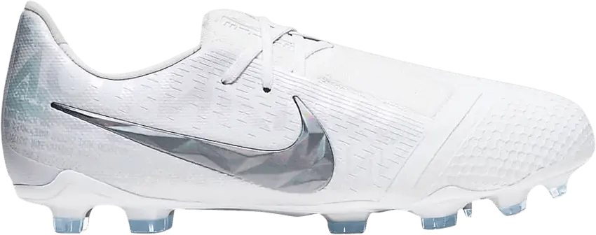  Nike Phantom Venom Elite FG GS &#039;White Metallic Platinum&#039;