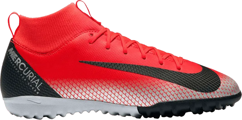 Nike SuperflyX 6 Academy LVL UP TF GS &#039;Bright Crimson Chrome&#039;