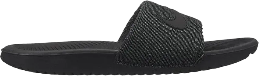  Nike Kawa Slide SE GS &#039;Black&#039;