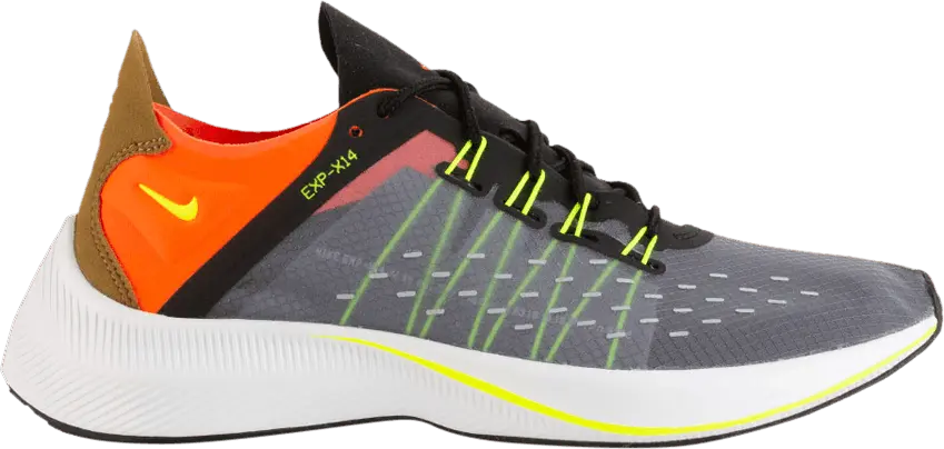  Nike EXP-X14 GS &#039;Black Volt Crimson&#039;
