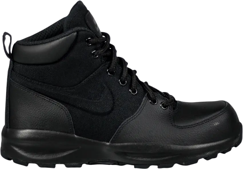  Nike Manoa GS &#039;Triple Black&#039;