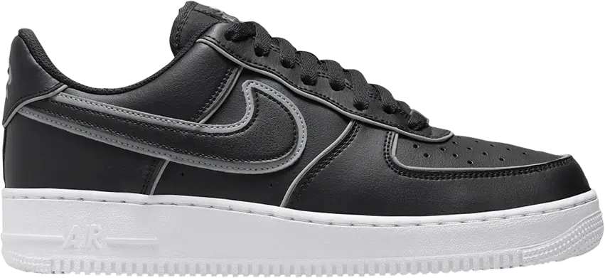  Nike Air Force 1 &#039;07 LX Low Black Reflective