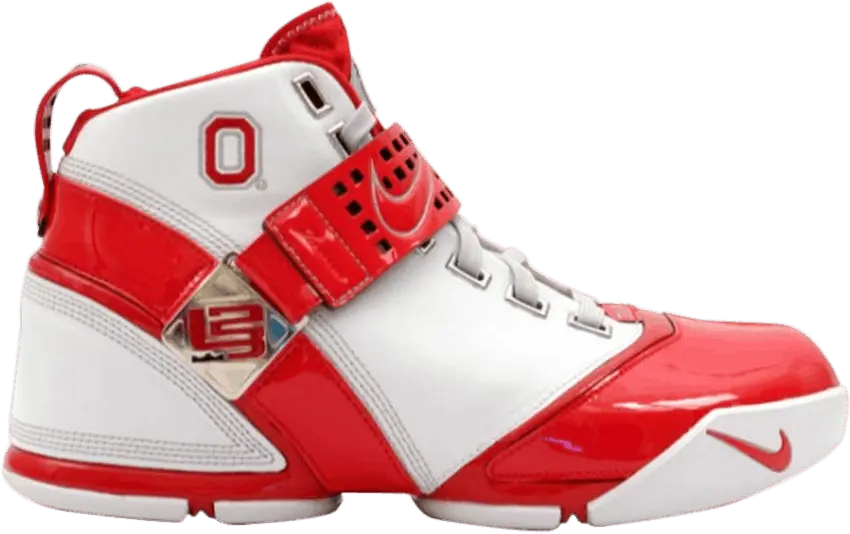 Nike Zoom LeBron 5 &#039;Ohio State Buckeyes&#039; Sample