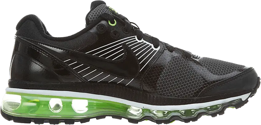  Nike Air Max 2010 GS &#039;Black Electric Green&#039;