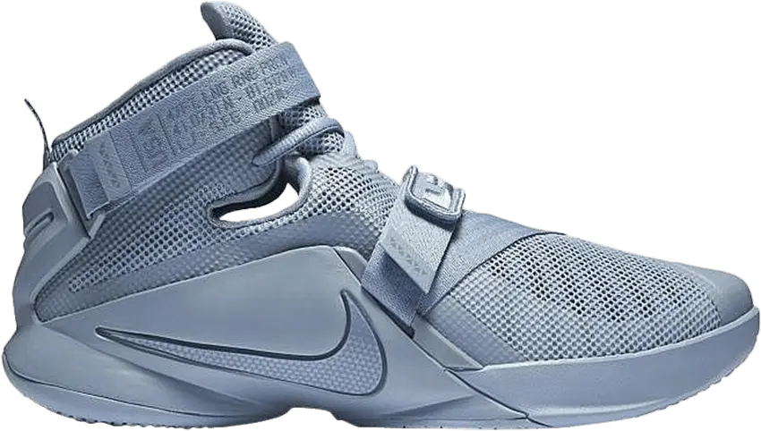  Nike LeBron Soldier 9 PRM &#039;Blue Grey&#039;