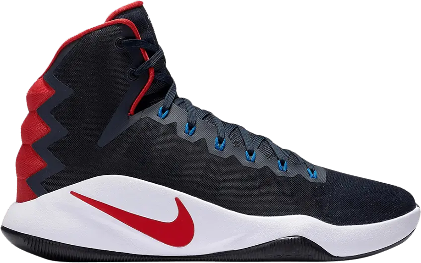  Nike Hyperdunk 2016 Dark Obsidian/Dark Obsidian-Bright Crimson